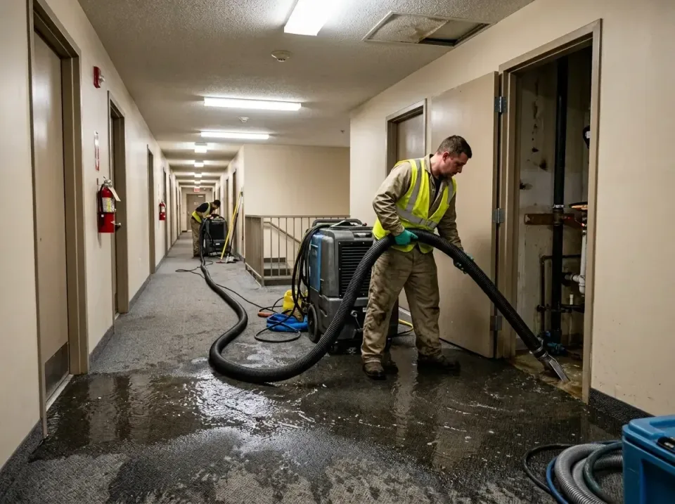 multi-unit-apartment-hallway-f-005 — frequently asked questions, Emergency Burst Pipe Water Extraction & Removal in Staples,…